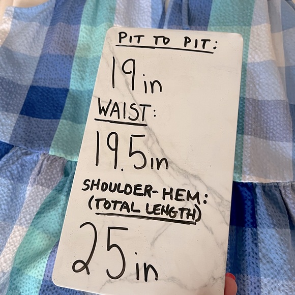 Loft Plaid Keyhole Peplum Halter Top size medium - Picture 5 of 5